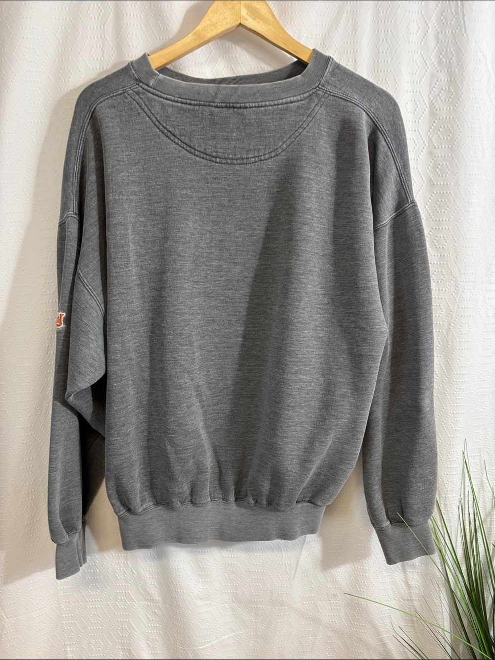 Vintage 90’s Oregon state Beavers Gray Embroidered Collegiate Sweatshirt Size L - Picture 4 of 6